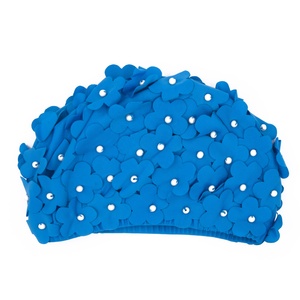 Nouveau design femmes fleurs perle mode polyester et nylon <span class=keywords><strong>bonnet</strong></span> <span class=keywords><strong>de</strong></span> <span class=keywords><strong>bain</strong></span> - Product Image 4