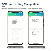 Cuaderno A5 Sincronizado en la Nube con Set de Escritura Inteligente de Digitalización Manuscrita y Lápiz Óptico Activo de Hojas Sueltas con Cubierta de Papel