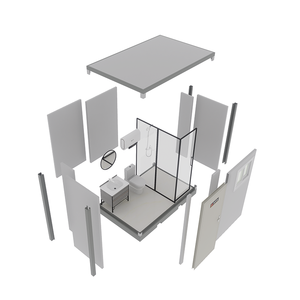 Baño y ducha portátiles de alta calidad, inodoros portátiles de lujo en venta, inodoro y ducha en contenedor - Product Image 5
