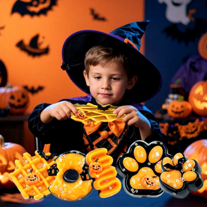 Juguetes Antiestrés de Mochi TPR para Halloween, Juguetes Blandos de Compresión con Forma de Calabaza, Juguetes Sorpresa para Regalos de Fiesta - Product Image 3