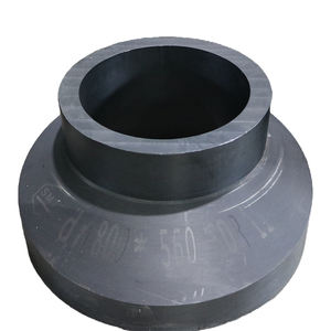 DN1200 HDPE hot melt flange raiz igual diâmetro e diâmetro reduzido SDR17 alta pressão PE cotovelo PE tee SDR11 PE acessórios para tubos - Product Image 6