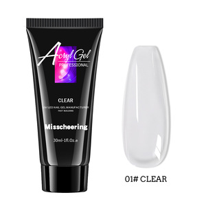 Vente en gros de gel à ongles 30 ml, gel de construction rapide, gel acrylique, lampe LED, usage professionnel en salon, avec forme à ongles, échantillon gratuit - Product Image 5