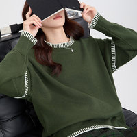 Pull en cachemire personnalisé pour femme, style décontracté automne-hiver, avec coutures, tricot doux et soyeux