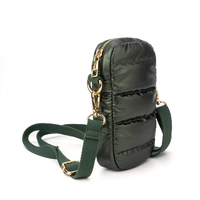 Mobiele Portemonnees Crossbody Tassen Kleine Messenger Bag Verticale Puffer Rechthoek Mobiele Telefoon Schoudertas Portemonnee