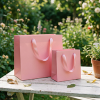 Grands sacs en papier brun avec poignées, sacs en papier kraft noir carrés de marque pour le pain, sacs cadeaux d'art, emballages en papier, petits sacs personnalisés
