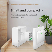 Hub de passerelle Tuya zigbee Relais de module de commutateur intelligent Zigbee avec ligne neutre pour la lumière Fonctionne avec Alexa Google Home