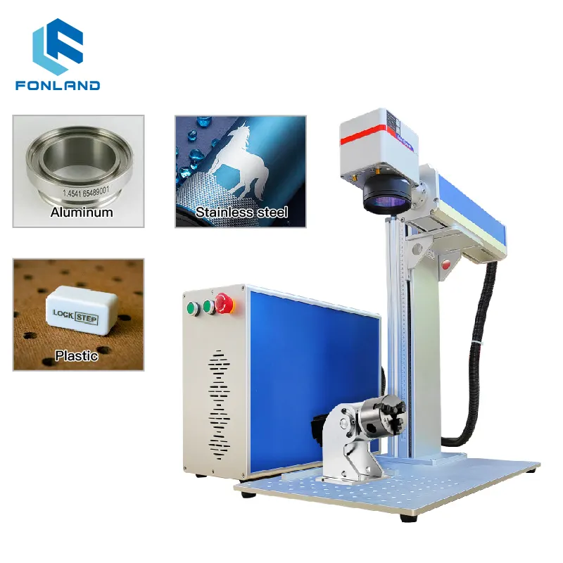 Fonland Laser Larking Machines 60w Faser Raycus Laser Marking Machine Halskette Gravier maschine Laser Marking