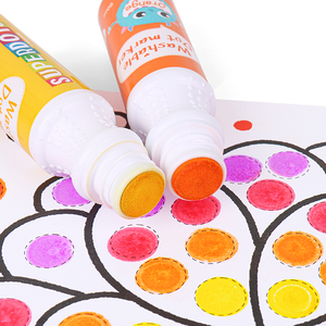 Non toxique 8 couleurs Superdots lavable seulement marqueur de <span class=keywords><strong>bingo</strong></span> enfants Art dessin peinture ensemble marqueurs de points pour les enfants - Product Image 6