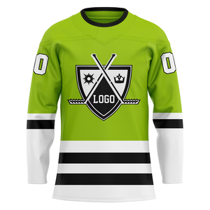 Wholesales Blank Inline Cheap Comfortable Sublimated Youth Kids Men Vintage Custom Practice <b>Ice</b> <b>Hockey</b> Jersey - Product Image 4