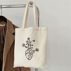 Canvas Lining Handbag National Style Handbag Customized Closure Handbag Travel Use Handbag Shopping Use Handbag Printing - Product Image 5