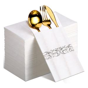 ผ้าเช็ดปากสีขาวแบบใช้แล้วทิ้งสำหรับงานปาร์ตี้หรืองานแต่งงาน - Product Image 6