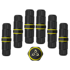 Conector de Cable Impermeable Industrial de 2 Vías en Línea IP68, Caja de Conexión de Nylon PA66, Divisor de Cables, Junta de Cable M20 M25, RoHS - Product Image 1