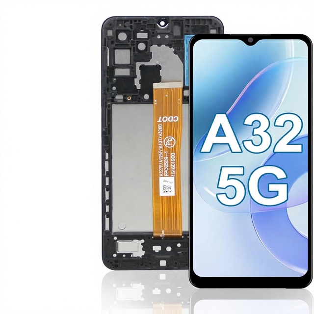 For Samsung Galaxy A32 5G LCD Screen Replacement Touch Digitizer Assembly 6.5 Inch Display Frame for A326B/A326BR Models