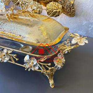 Equipement de cuisine en acier inoxydable et laiton Buffet Chauffe-plats Chauffe-plats pour décorations de fête de mariage Traiteur Plats alimentaires - Product Image 3