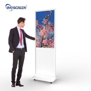 INGSCREEN China de pie 22 32 43 49 55 65 reproductores de publicidad de medios Lcdadvertising Totem Lcd quiosco de señalización Digital - Product Image 2
