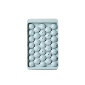 Silicone Ice Ball Molds 33 Cavities Pink And Blue Food Grade Ice <b>Trays</b> For Household Use - Product Image 5