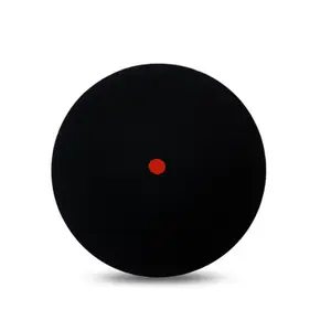 professional training squash ball with single red dot