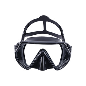 Asy Snorkeling Diving Mask High Definition Anti Fog Tempered Glass Soft Silicone Adult <b>Large</b> <b>Frame</b> Diving Mask - Product Image 5