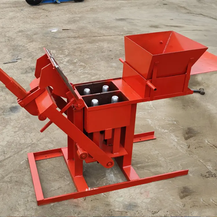 Low Cost Clay brick machine Manual type soil brick making machine for different size and different type brick
