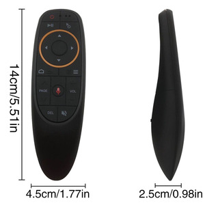 Télécommande G10 pour Android TV Box T9 H96 <span class=keywords><strong>Max</strong></span> <span class=keywords><strong>X96</strong></span> X88, télécommande vocale Air Mouse 2.4G - Product Image 2