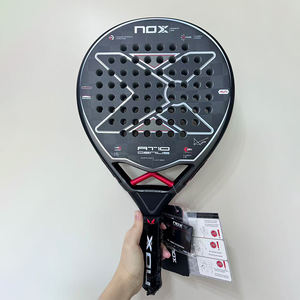 ไม้เทนนิส <span class=keywords><strong>NOX</strong></span> AT10 Genius รุ่น <span class=keywords><strong>Padel</strong></span> ดีไซน์ทรงหยดน้ำ แอโรไดนามิกส์ เทคโนโลยีด้ามจับแบบกำหนดเอง วัสดุคาร์บอนไฟเบอร์ 18K - Product Image 1