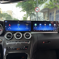 Pour Mercedes-Benz Classe C W205 Classe GLC X253 Système Android 13 Double Écran 12.3" avec Autoradio Navigation GPS Carplay