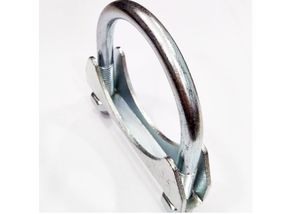 Collier de serrage à boulon en U de 3 "avec boulon rond en acier galvanisé pour l'installation de tuyaux d'échappement - Product Image 6