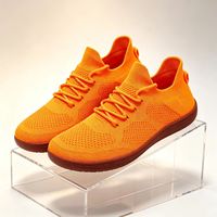Chaussures de marche sportives respirantes en maille, à enfiler, semelle plate en caoutchouc, unisexe, légères, pour la gym, le fitness, la randonnée, le camping, l'été, l'extérieur