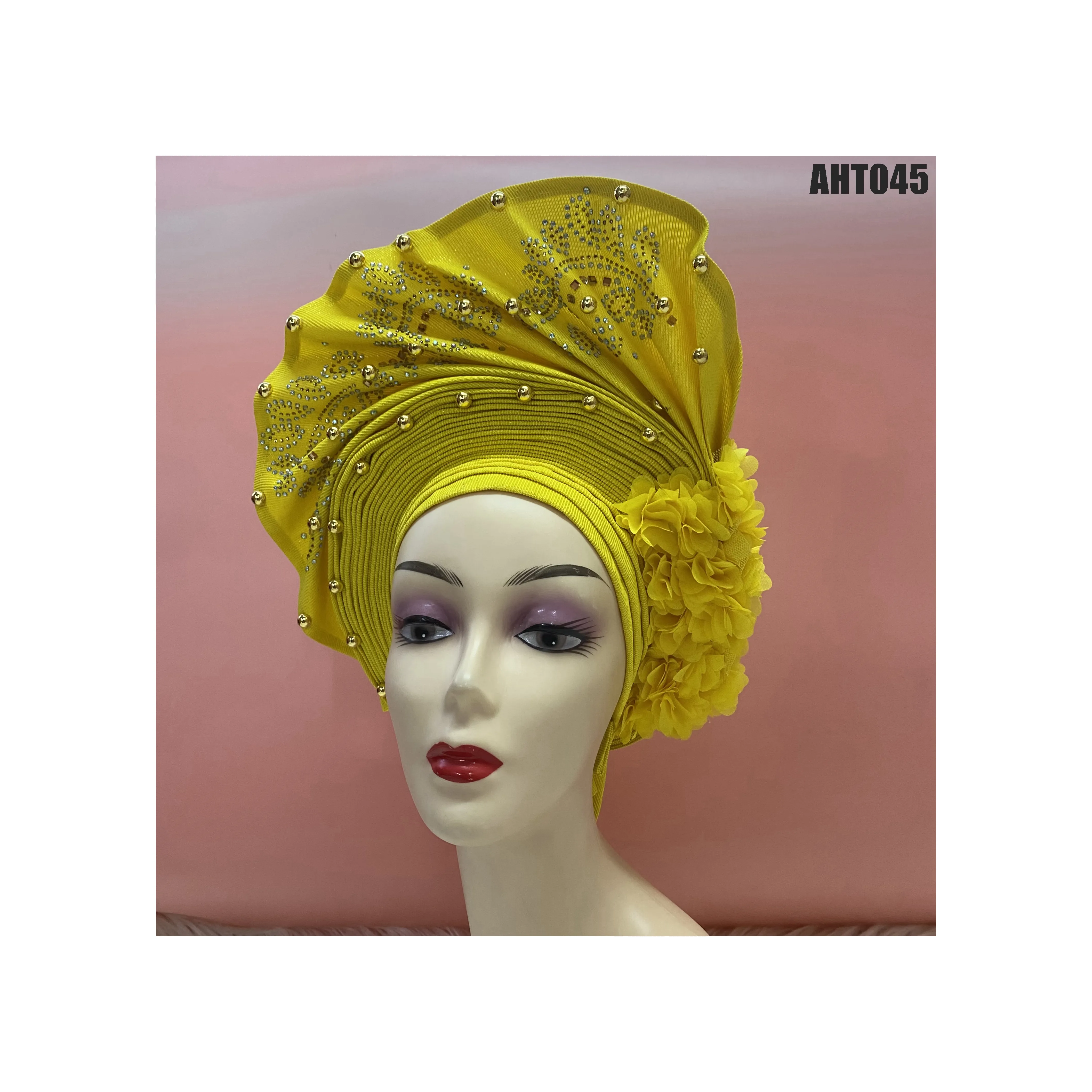 Ikat Kepala Sego Afrika Baru Ikat Kepala Gele Afrika Turban Wanita