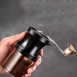 Molinillo de café <span class=keywords><strong>Manual</strong></span> transparente Diseño de cristal profesional Molinillo de café con núcleo de rebabas Molinillo de granos de café para <span class=keywords><strong>comprar</strong></span> - Product Image 6