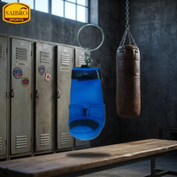 Porte-clés en cuir véritable et PU avec logo imprimé, gants de protection pour les sports de combat MMA et de boxe, designs personnalisés de haute qualité