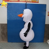 Costume de mascotte de dessin animé Olaf le bonhomme de neige souriant Funtoys CE personnalisé pour adulte, inspiré de La Reine des neiges