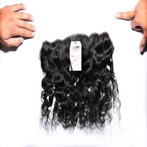 Cheveux humains indiens vierges remy, corps deep wave bouclé brésilien transparent mince HD lace closure frontal pour femmes, prix de gros - Product Image 6
