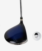 Driver de golf pour droitier, manche en acier inoxydable usiné CNC, poignée en caoutchouc