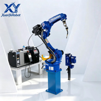 Bras robotisé industriel Yaskawa Welding AR1440 à 6 axes avec station de nettoyage, solutions de soudage robotisé automatisées