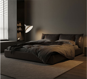 <span class=keywords><strong>Lit</strong></span> <span class=keywords><strong>de</strong></span> <span class=keywords><strong>rangement</strong></span> haut <span class=keywords><strong>de</strong></span> gamme en cuir <span class=keywords><strong>de</strong></span> vachette véritable et bois massif, style minimaliste italien, 1,8x2m, <span class=keywords><strong>lit</strong></span> king-size, <span class=keywords><strong>lit</strong></span> <span class=keywords><strong>double</strong></span> - Product Image 6