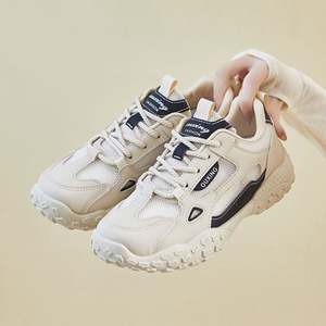 Winter New Model Breathable Multi <b>Functional</b> Thick Soled Lace-up Women's Sports <b>Shoes</b> Lightweight - Product Image 3