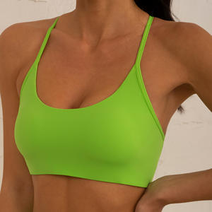 הגעה חדשה פסטל כושר ללבוש 3 חתיכות כושר יוגה סט ספורט גב סקסי banker ספורט מכנסיים כושר ערכת כושר - Product Image 6