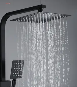 Hot Selling 304 Stainless Steel Shower Head Round Square Shower Heads Top Shower Bathroom