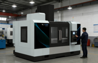 Fraiseuse verticale CNC VL-1580 BT50 à double pompe, refroidissement haute pression, prix compétitif, robuste, en fonte et acier inoxydable
