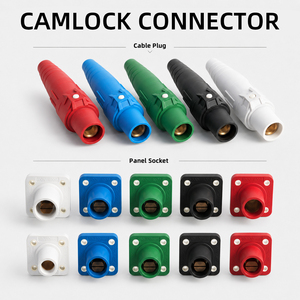 Connecteur Camlock monopolaire CHENF 400A, prise mâle-femelle pour distribution d'énergie industrielle et connexion de générateur - Product Image 3