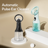 Nettoyeur d'oreilles électrique entièrement automatique, étanche IPX7, avec écran numérique, dispositif de lavage d'oreilles rechargeable par USB
