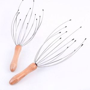 Masajeador de Cabeza con Mango de Madera para Relajación Corporal, Venta al por Mayor - Product Image 4