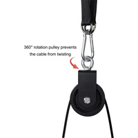 Tirez vers le bas et soulevez le poids système de poulie câble Machine fixation pour Triceps Biceps bricolage poulie câble corde