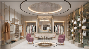 خزانة كبيرة للتخزين ببابين مرآة بتصميم عصري جاهزة الصنع خزانة أثاث مدمجة في خزانة غرفة نوم - Product Image 6