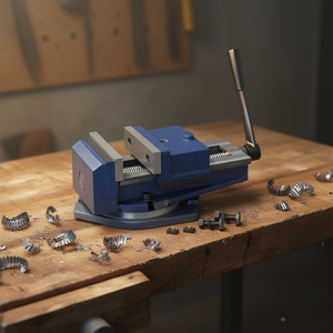 Étau de machine Fervi avec base rotative à 360 degrés pour utilisation sur établi - Product Image 3