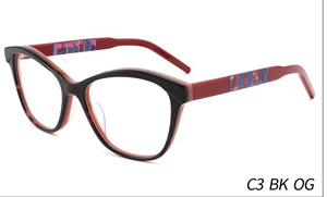 Gafas graduadas de acetato con patrón clásico cuadrado de lujo, monturas ópticas, moda Unisex, todas las formas faciales - Product Image 4