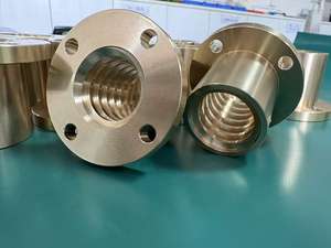 Латунная трапецеидальная гайка TR24X5 для ходового винта, изготовление на заказ, правая и левая резьба, обработка концов, индивидуальная механическая обработка - Product Image 6