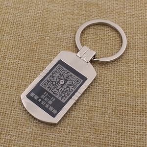 Llavero de Metal Clásico Personalizado, Económico, en Blanco, de Aleación de Zinc, con Logotipo Grabado con Láser - Product Image 2