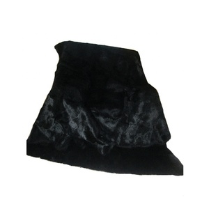 Alfombra de piel de conejo auténtica XJ, alfombra para cama, sofá, manta suave de <span class=keywords><strong>pelo</strong></span> corto esponjoso con aspecto desplumado de patrón crudo - Product Image 4